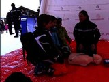 L'association RMC/BFM  aux côtés des vacanciers pour le sauvetage tour d'hiver - 24/02