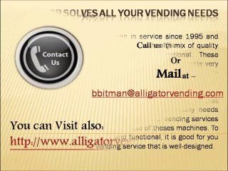 Alligator - Top vending companies in Los Angeles