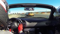 Honda S2000 vs MX-5 - circuit Lédenon 22/02/2014