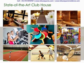 Lotus Square residences @ +91-97170-70707