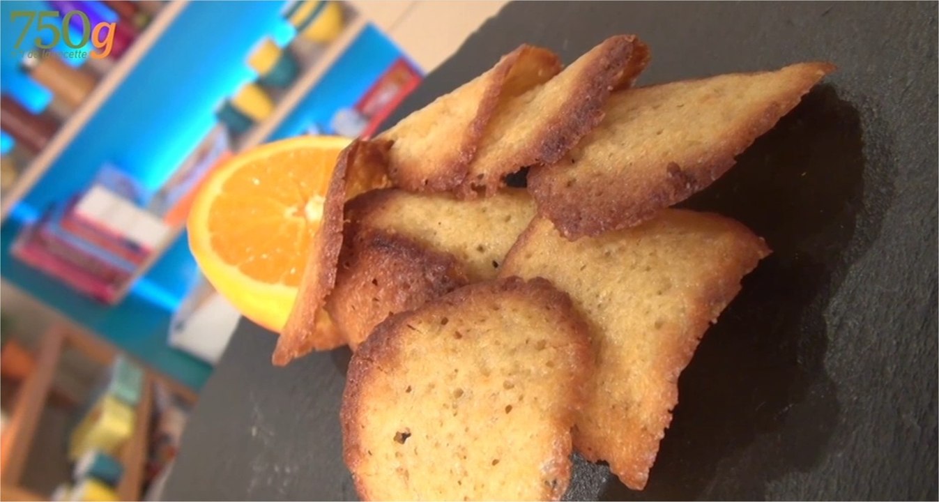 Recette de Tuiles à l'orange - 750 Grammes
