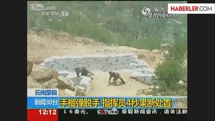 Acemi Askerin Düşürdüğü El Bombasından Komutanı Kurtardı