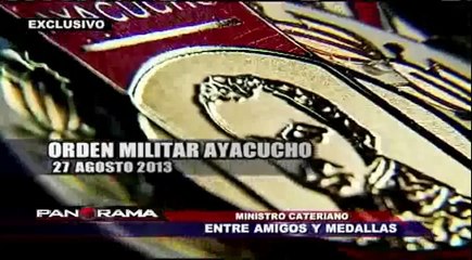 El ministro: entre amigos y medallas con el ministro Pedro Cateriano