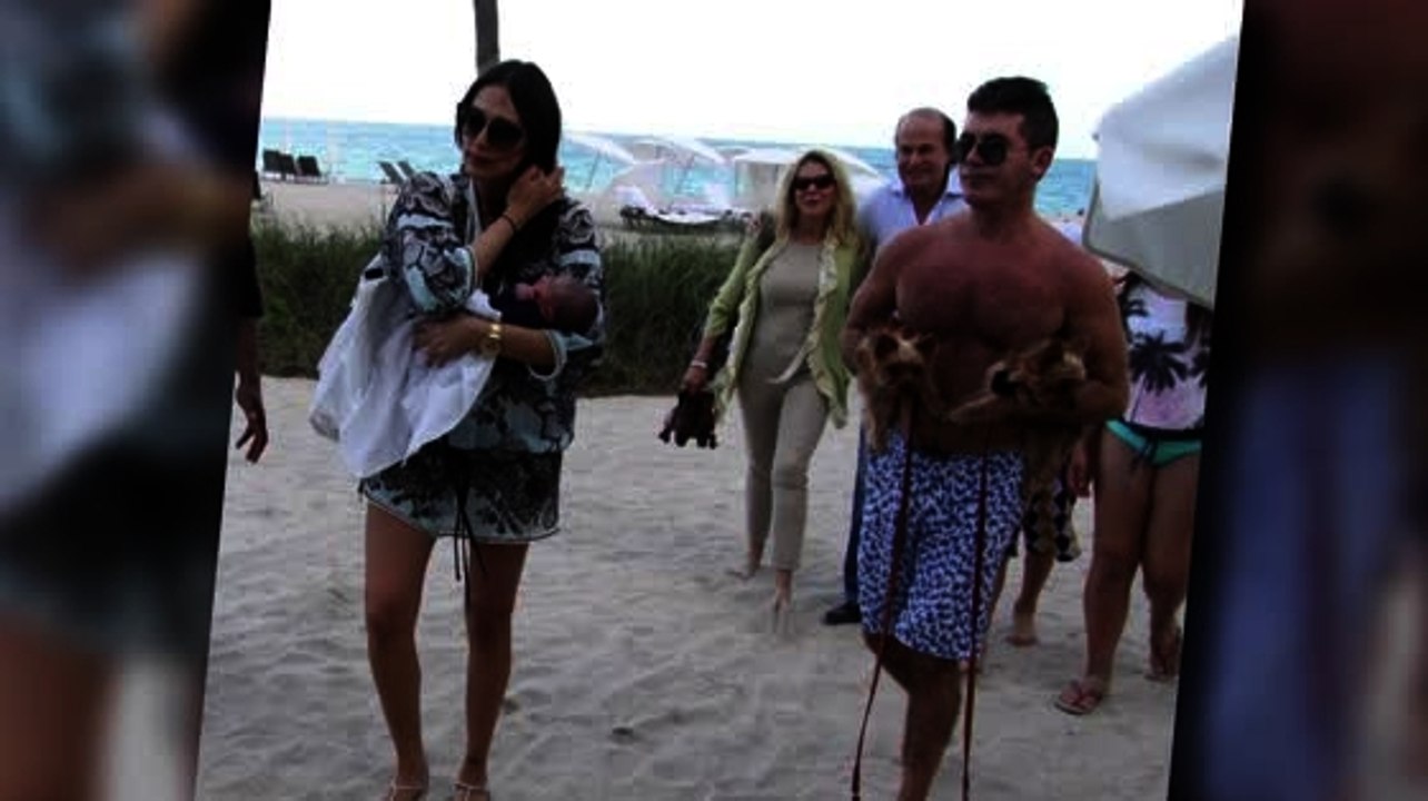 Simon Cowell and Lauren Silverman Take Eric To Miami