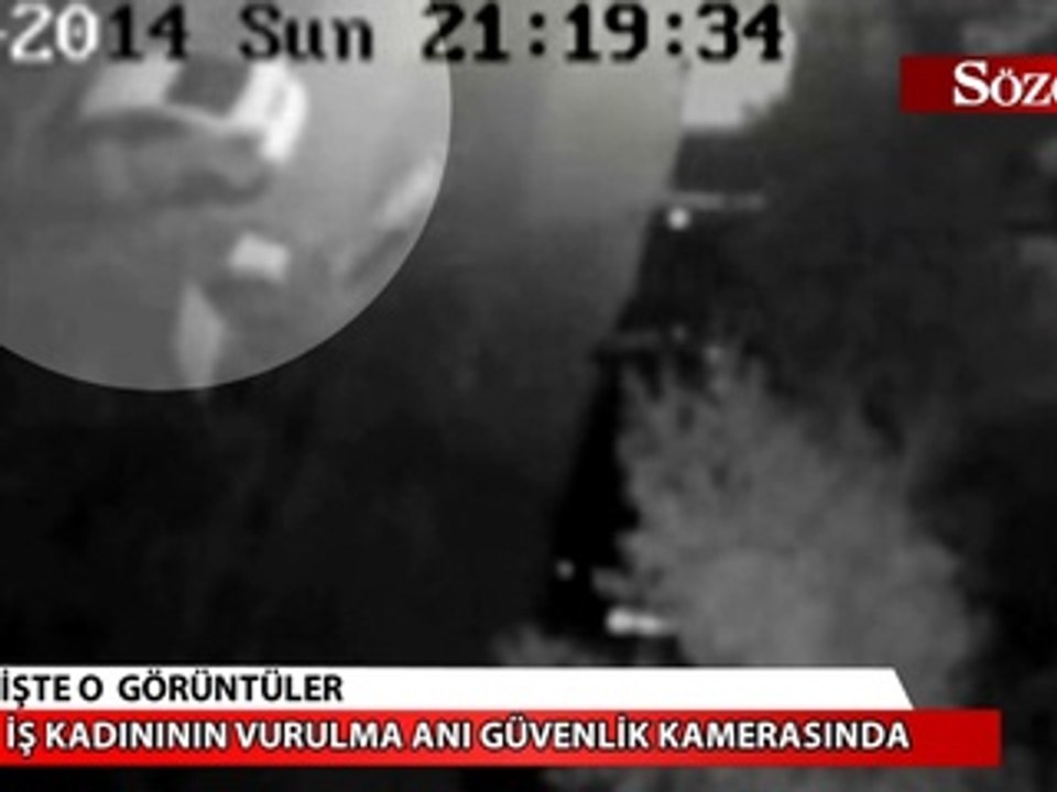 İş kadınının vurulma anı güvenlik kamerasında