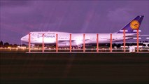 FSX Awesome Lufthansa Boeing 747 Dusk TakeOff ( HD )