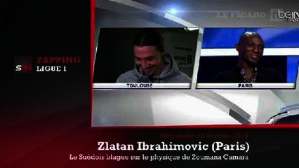 Zap'Foot: Ibrahimovic à un coéquipier: "T'es encore plus moche à la télévison"
