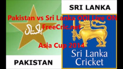 Watch Pakistan vs Sri Lanka ODI Live Cricket Stream
