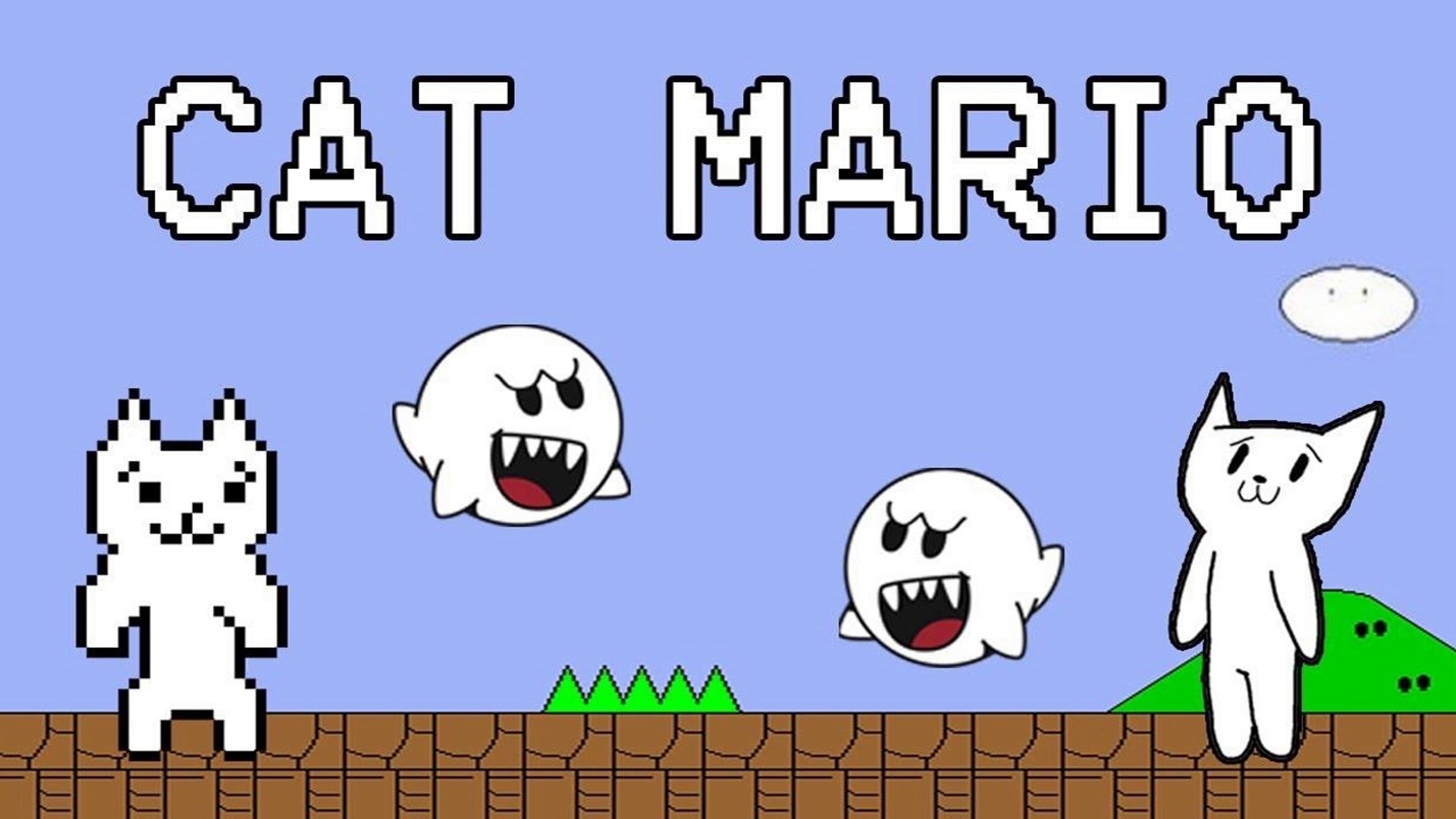 Cat Mario Walkthrough Level #3 