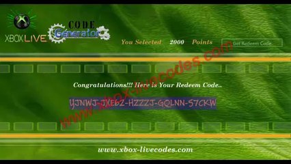 1600 Microsoft Points Redeem Code Generator For Free Download