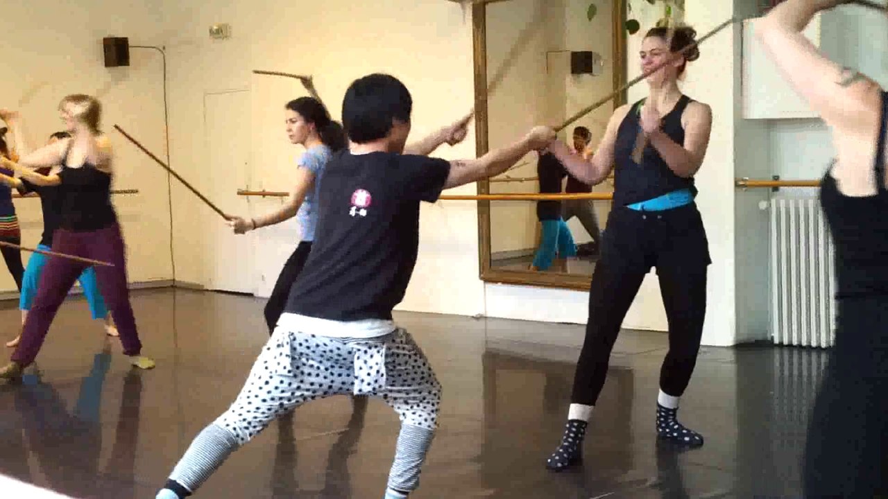 Stage d'escrime artistique au Studio Magenia. Frédéric Trin