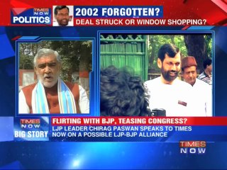 Flirting with BJP and teasing Congress Ram Vilas Paswan BJP alliance certain?