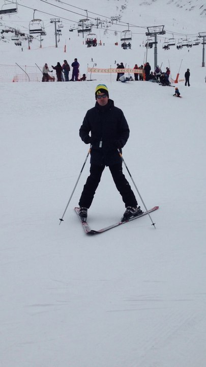 Papa au ski