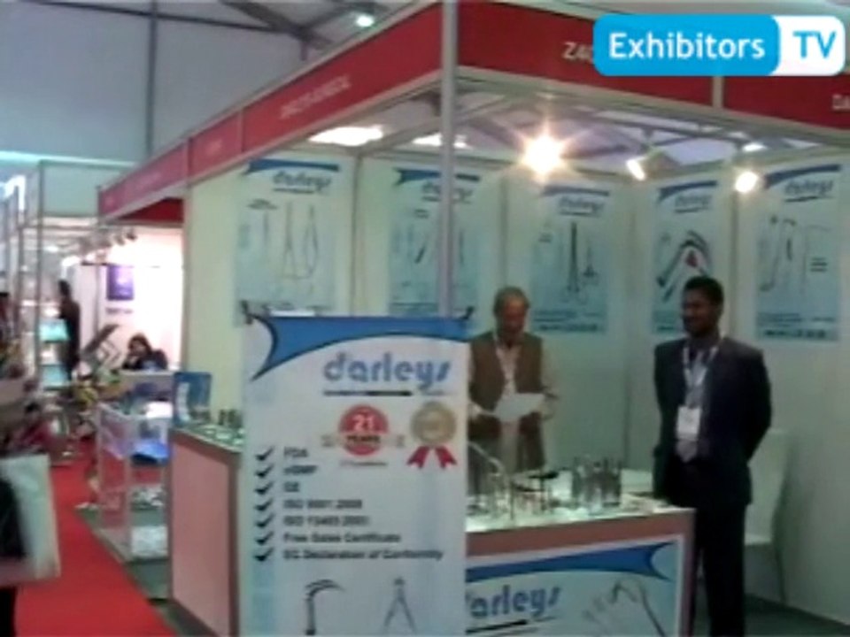 Finest Quality Surgical & Dental Instruments and Accessories by Darleys Surgical Co.-Pakistan (Exhibitors TV @ Arab Health 2014)