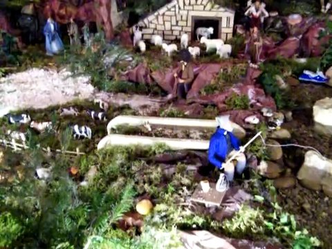 Crêche de Noël 2013 en la Basilique de Notre Dame de Marceille de Limoux (AUDE)