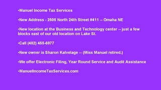 Manuel Income Tax Services Lake Street Omaha NE