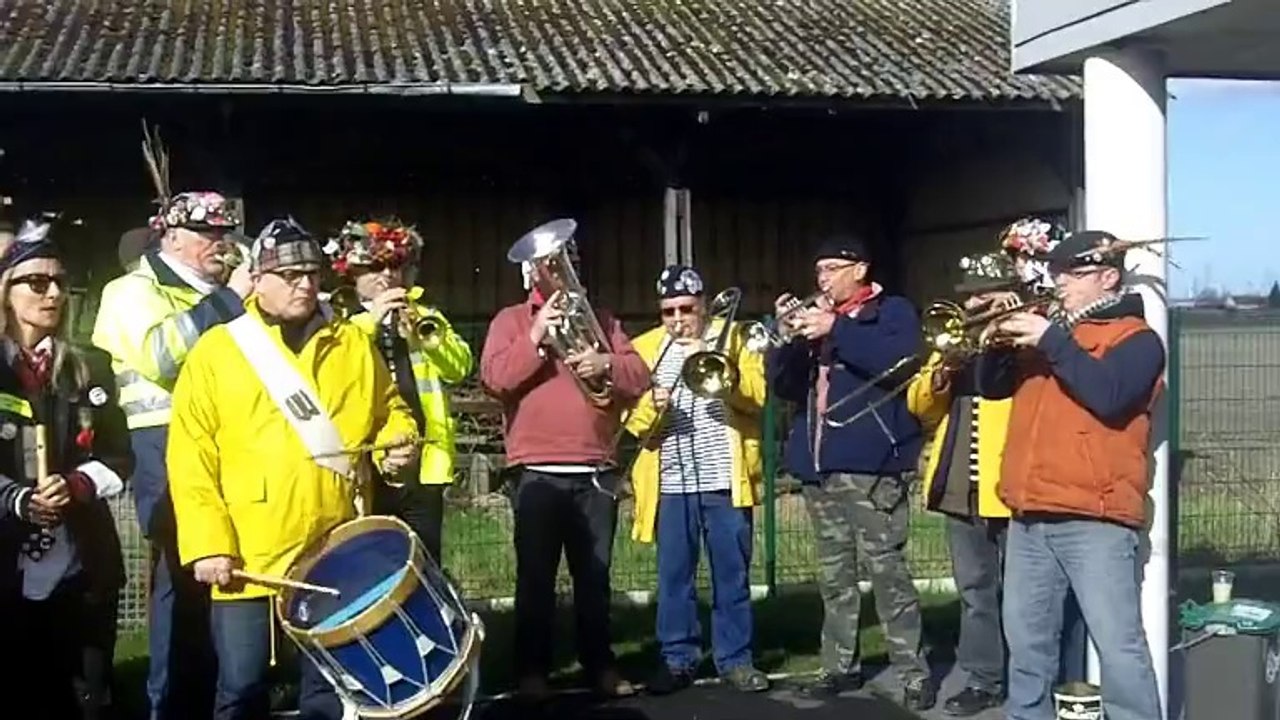 Michel, tambour-major de la bande de Brouckerque.