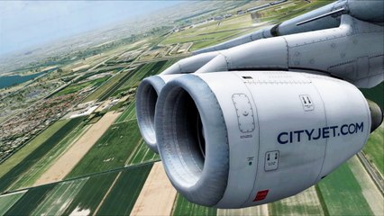 FSX Amsterdam Schiphol departure ( HD )