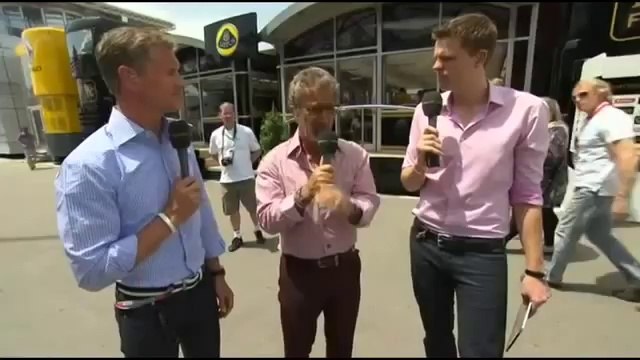 David Coulthard and Eddie Jordan talking about Kimi Räikkönen