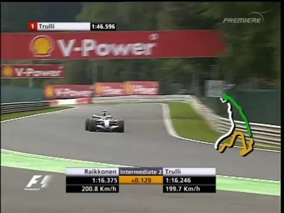 F1 Spa 2005 Qualifying - Kimi Raikkonen Lap