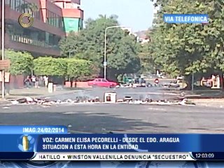 Registran 11 detenidos tras protestas en Aragua