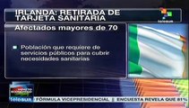 Irlanda retirará tarjeta sanitaria afectando a miles de ancianos