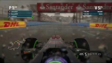 F1 2012 GP Valencia Chuva Fraca 23022014