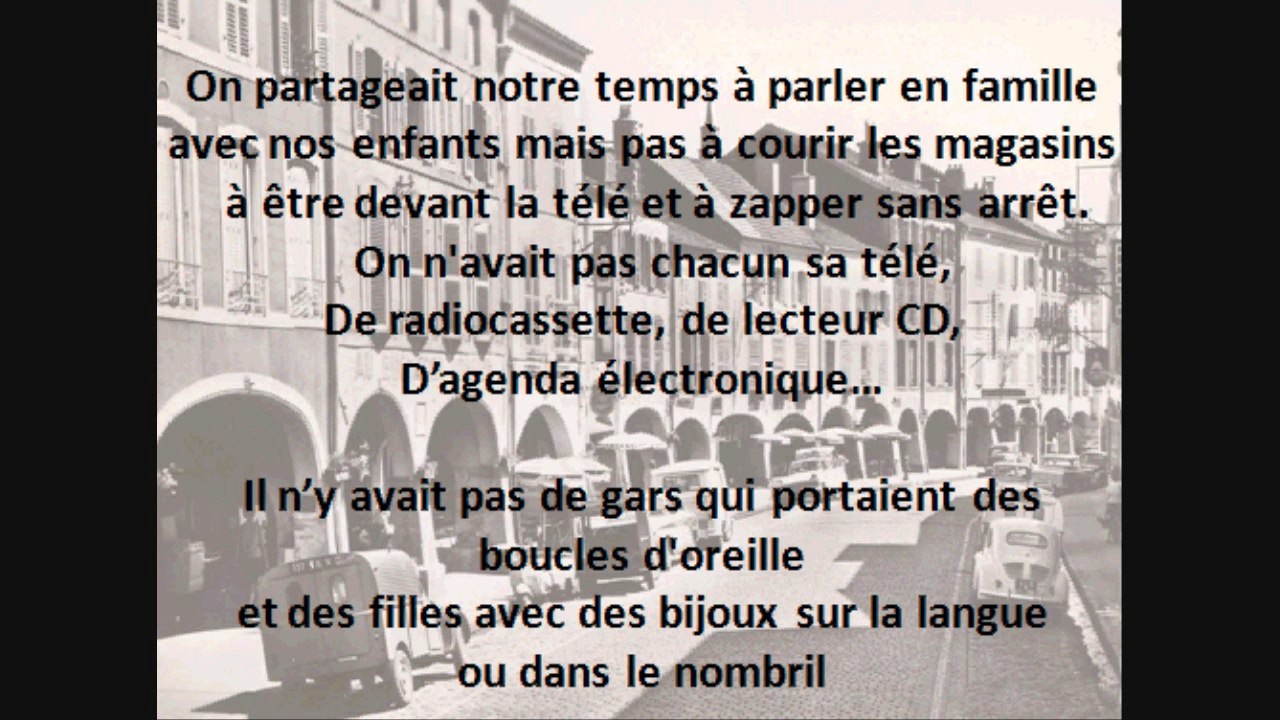 En ce temps là