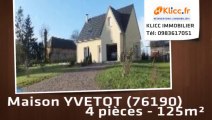 A vendre - maison - YVETOT (76190) - 4 pièces - 125m²