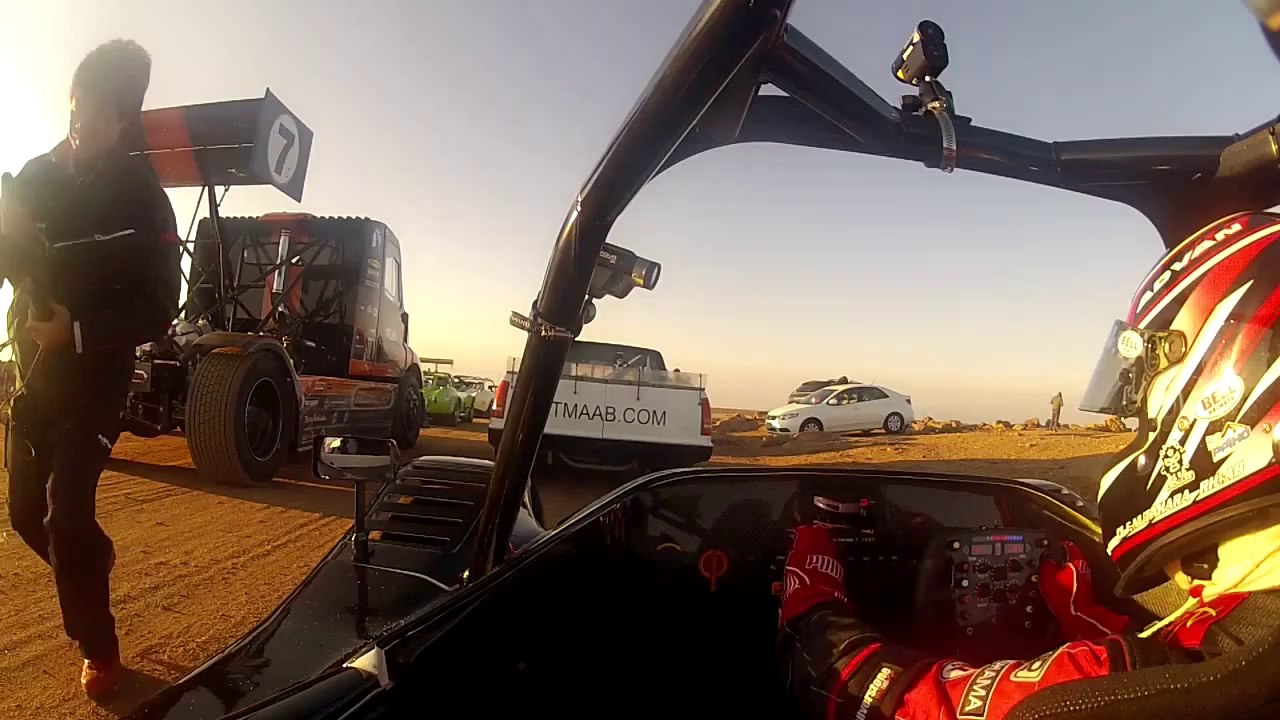 Toyota TMG EV P002 @ Pikes Peak 2012 - Day 2 Practice Run to the finish line