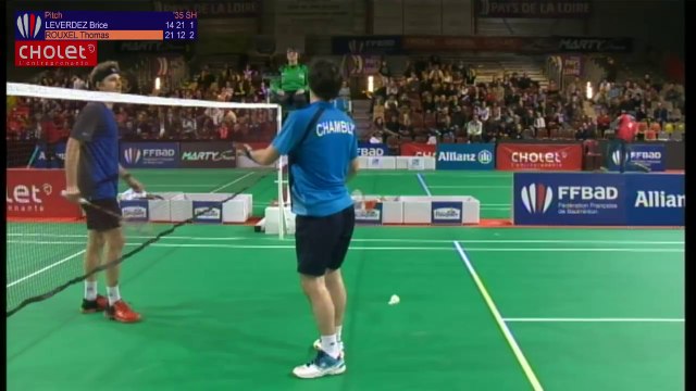 Championnats de France Cholet 2014 1/2 finale simple hommes