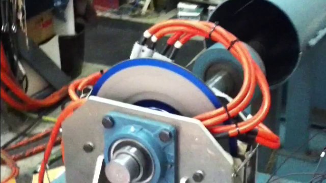 1,250 Nm Axial Flux 3 phase AC Induction EV Wheel Motor Dyno Test