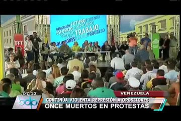 Tải video: Venezuela: 11muertos y 160 heridos dejan violentos enfrentamientos con policías