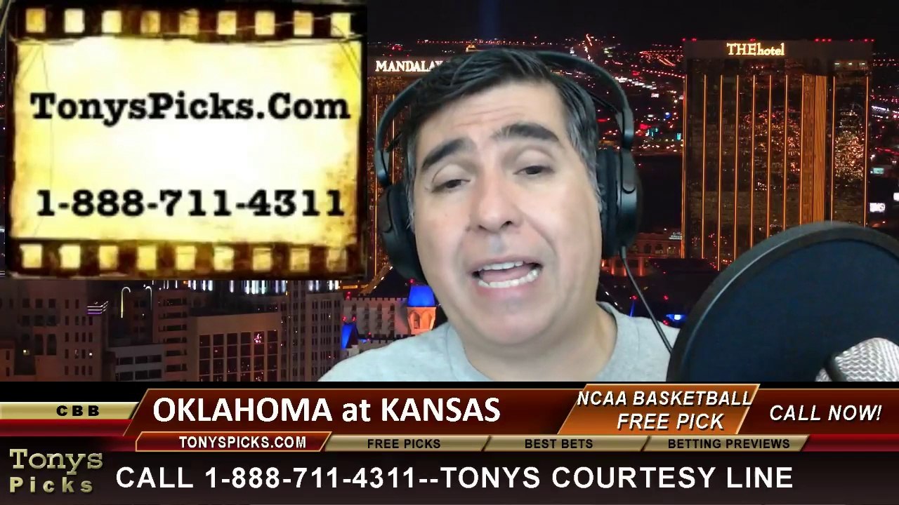 Kansas Jayhawks vs. Oklahoma Sooners Pick Prediction NCAA College Basketball Odds Preview 2-24-2014