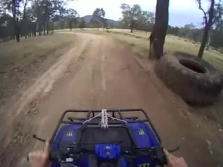 Quad Biking With GoPro on Track