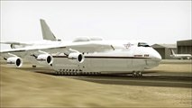 FS2004 - FS9 Antonov An-225 ( The Largest Aircraft in the World ) TakeOff From Dubai Airport ( HD )