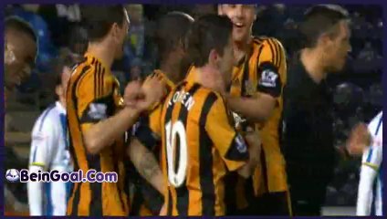 Goal Koren - Hull City 2-0 Brighton - 24-02-2014 Highlights