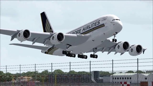 FS2004 - FS9 London Heathrow Spotting ( HD )