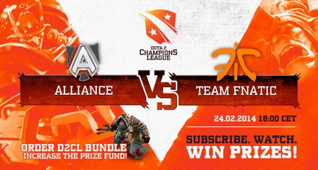 The Alliance vs Fnatic Game 1 Part 2 - DOTA 2 Champions League TobiWan & Fogged