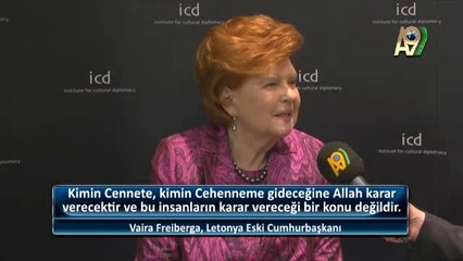 Vaira Freiberga, Letonya Eski Cumhurbaşkanı
