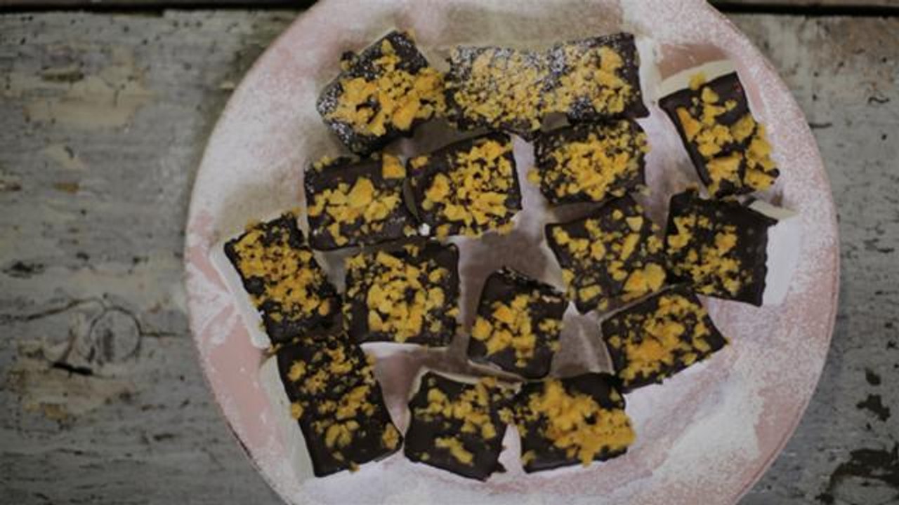 Homemade Marshmallows Dipped In Chocolate