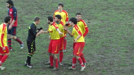 After the Goal smashes the bench with his head!
