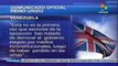 Personalidades del Reino Unido muestran su apoyo a gobierno venezolano