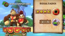 Donkey Kong Country: TF. Avionetas y vagonetas 1-4 - Gameplay - 100% puzzles y letras