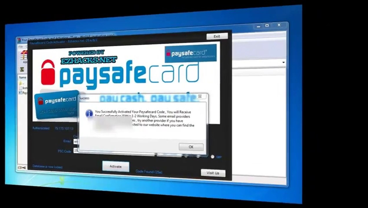 New Paysafecard Generator + Free Download Feb 2014