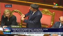 Italia: Matteo Renzi anuncia paquete de reformas
