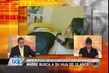 Madre busca a su hija de 15 años que fugó de su casa hace 2 semanas