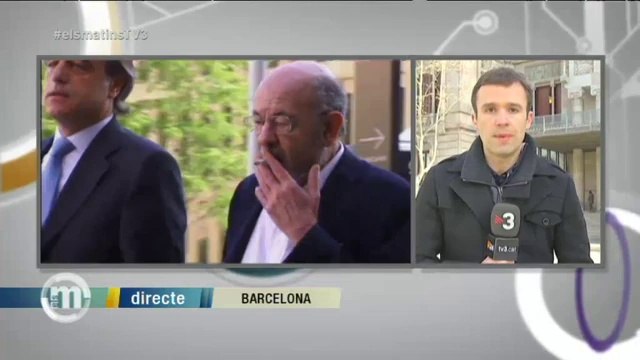 TV3 - Els Matins - Fèlix Millet i Jordi Montulla arriben a l'Audiència de Barcelona