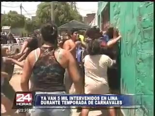 Carnavaleros hicieron de las suyas en el último domingo de febrero