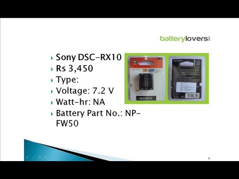 Camera Battery, Camera Batteries, Panasonic Battery, Batterylovers.com